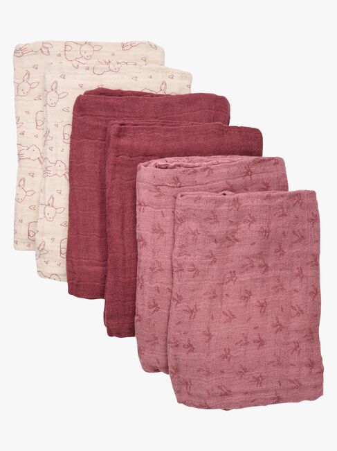 Pippi Musselintepper 6-Pack, Old Rose