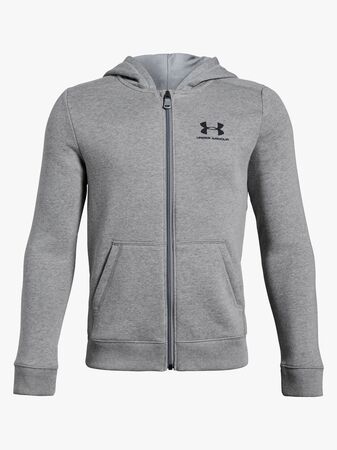 Under Armour EU Cotton Fleece Full Zip, Steel