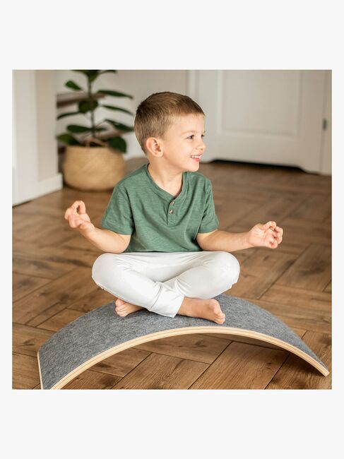 Meowbaby Balansebrett, Grå/Naturell