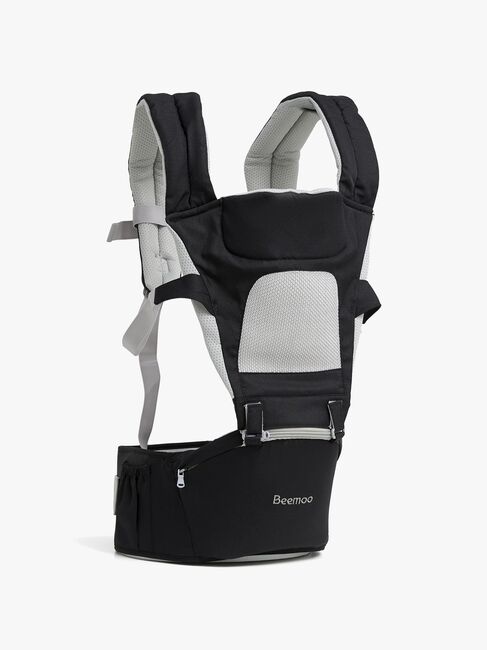 Beemoo CARE Carry Comfort Air 4-in-1 Bæresele & Hoftebærer, Black