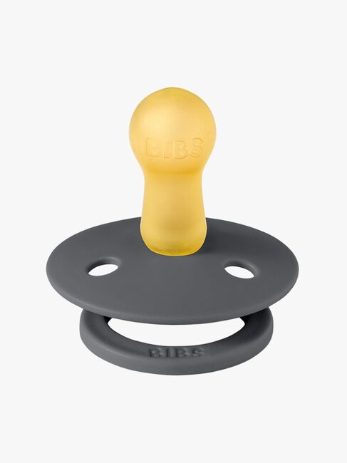 BIBS Smokk Colour 2-pack Lateks Størrelse 2, Iron/Baby Blue