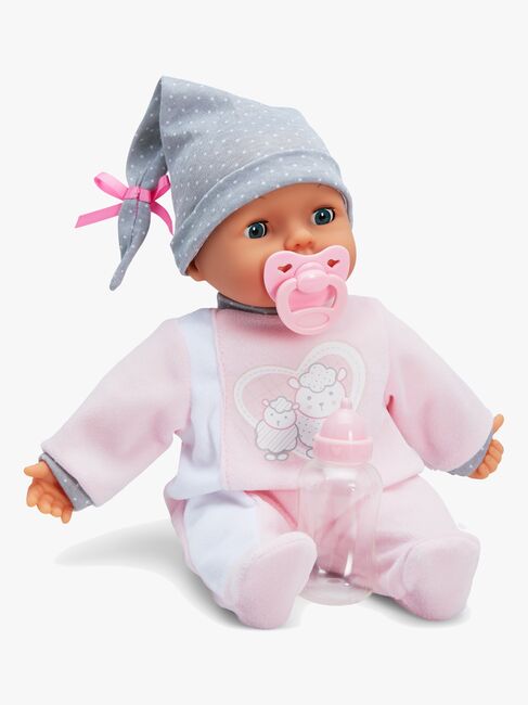 Bayer Design Piccolina  Interaktiv Dukke 38 cm, Rosa Lam