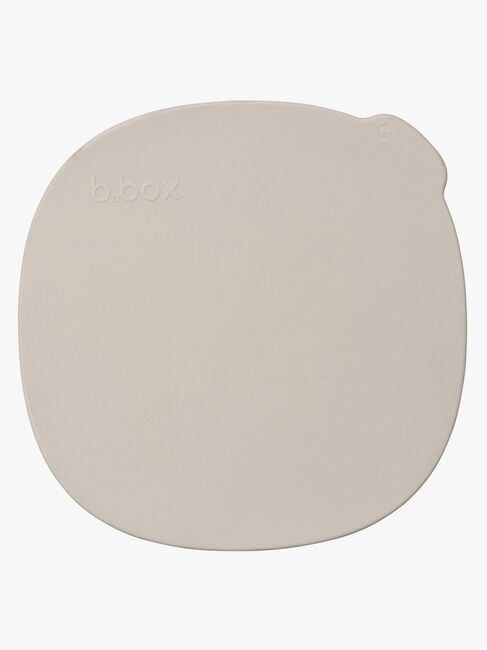 b.box Tallerken med Lokk Silikon, Latte