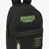 Stranger Things Bærbar Data 14,1" Ryggsekk, Svart/Grønn