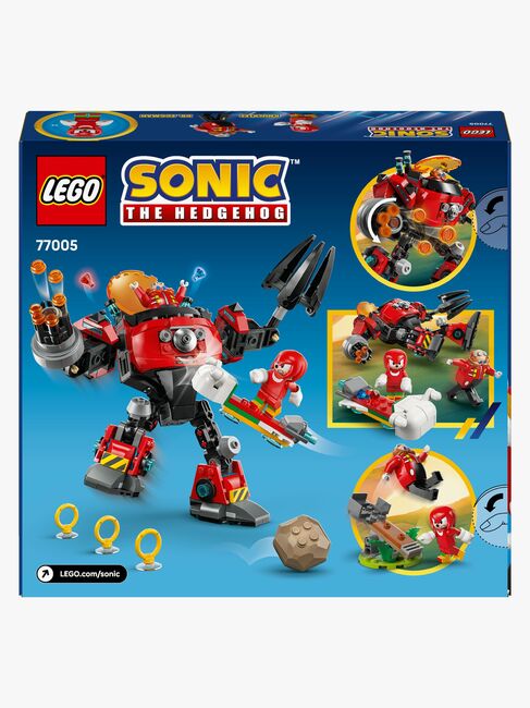 LEGO Sonic 77005 Knuckles mot Dr. Eggmans Egg Crusher-robot