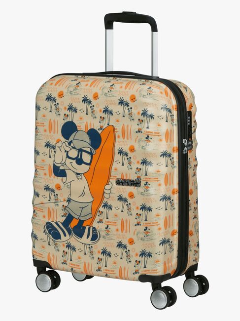 American Tourister Wavebreaker Disney Spinner Koffert 35L, Mickey Super Surfer
