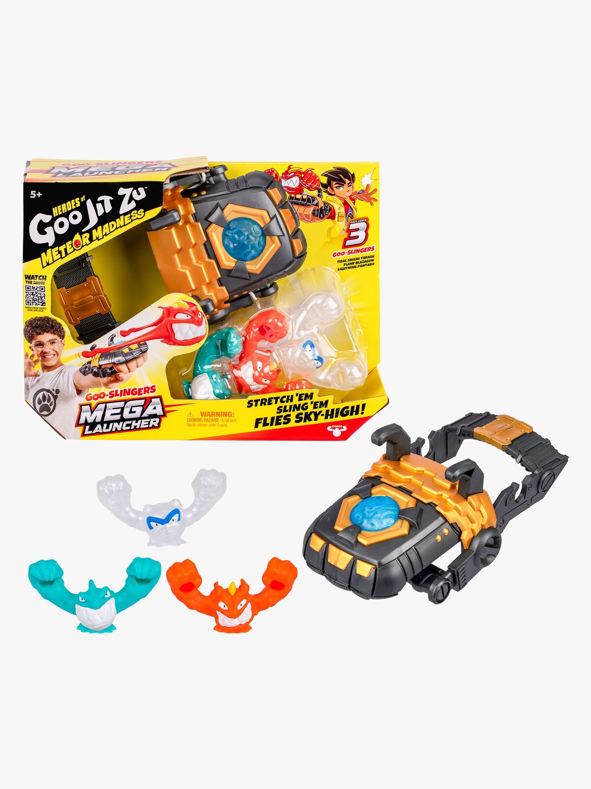 Goo Jit Zu Meteor Madness Lekesett med Figurer