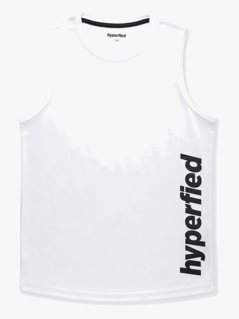 Hyperfied Bounce Tank Top 3-pack, Black/Grey Melange/White