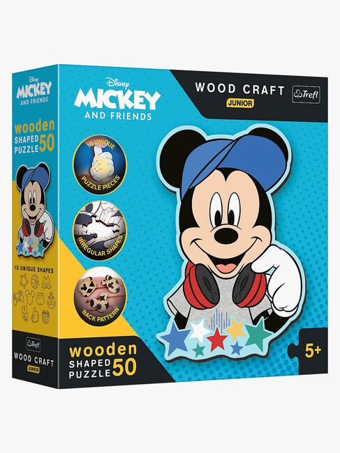 Trefl Wood Craft Junior Disney Mikke & Vennene Hans Puslespill 50 Brikker