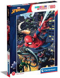 Clementoni Marvel Spider-Man Barnepuslespill 180 Brikker