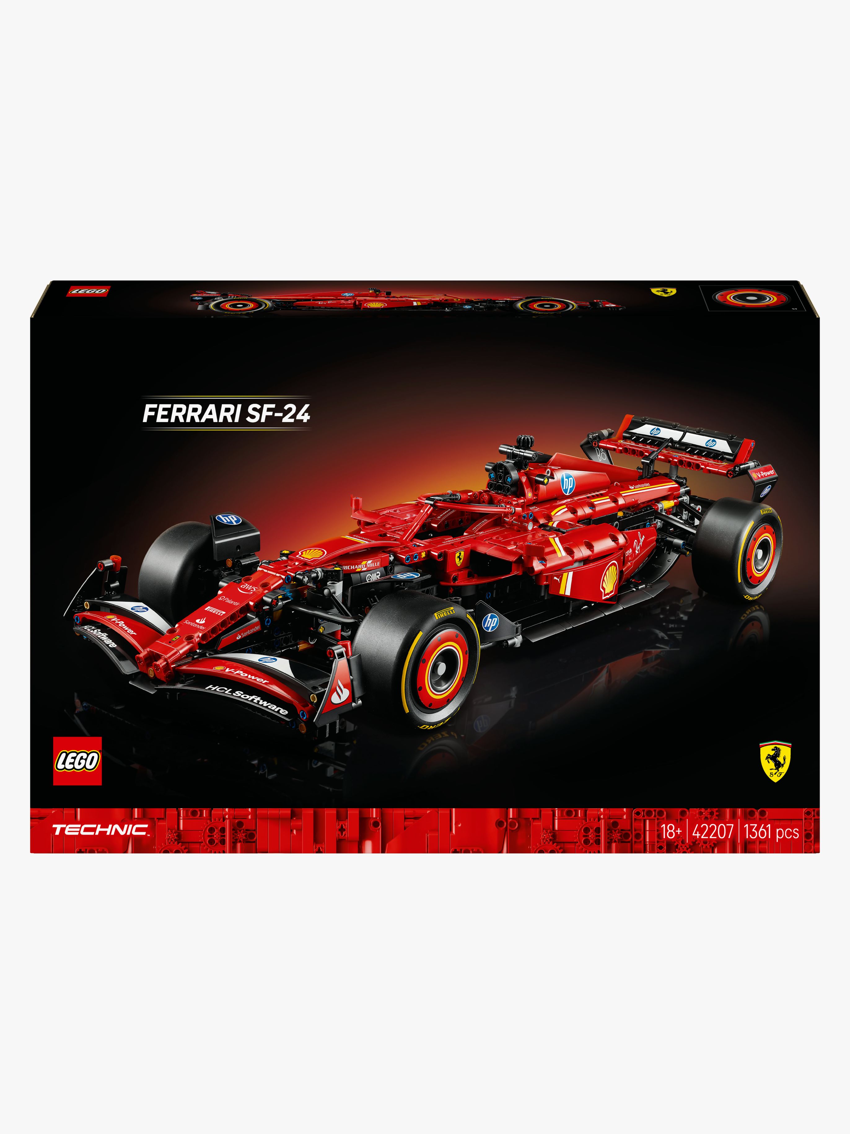 LEGO Technic 42207 Ferrari SF-24 F1-bil - Byggesett - Plast