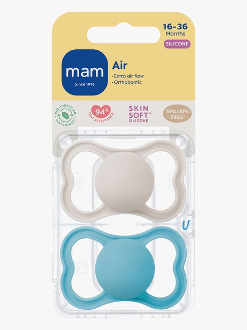 MAM Air Silikon Smokker 16-36m, Blå