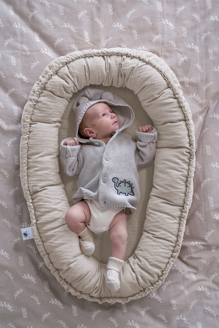 Julius Zöllner NIDO Muslin Babynest, Sand