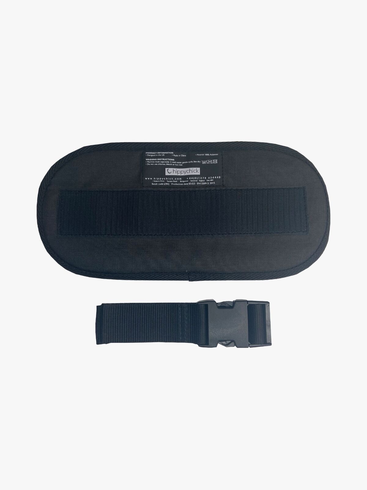 Hippychick Hipseat Forlengelsesbelte, Denim Black