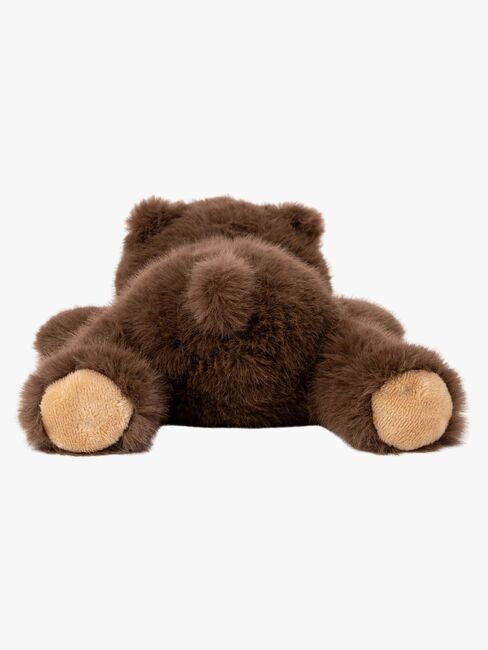 Teddykompaniet Kosedyr Liggende Bjørn 28 cm, Brun
