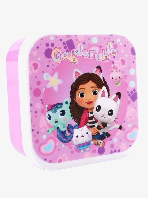 Gabby's Dollhouse 3 in 1 Snackboks Fresh Bites, Lilla