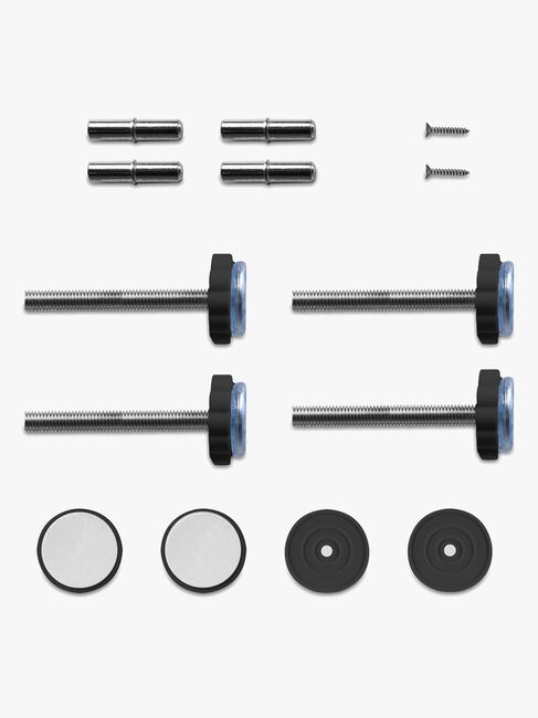 Lionelo Truus Slim Sikkerhetsgrind, Black Carbon/Natural