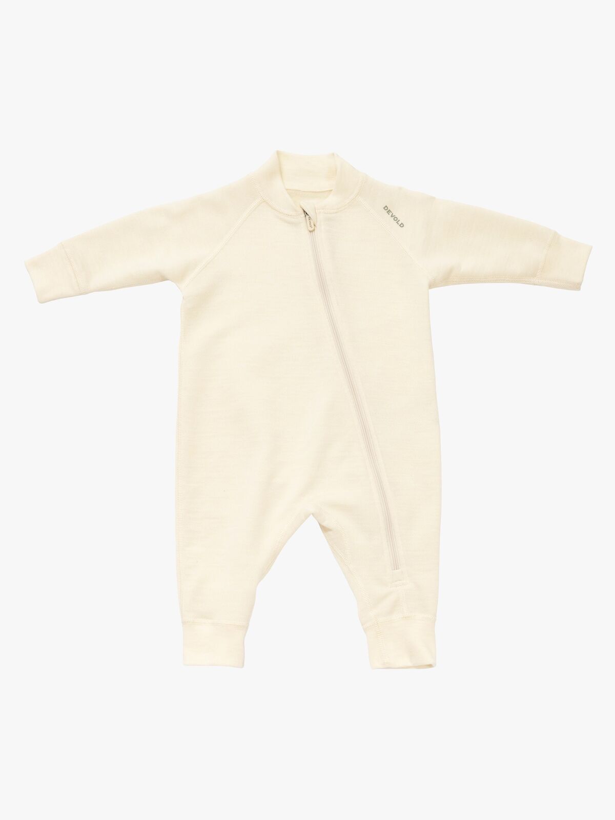 Devold Nibba Merino Jumpsuit Baby, Raw White