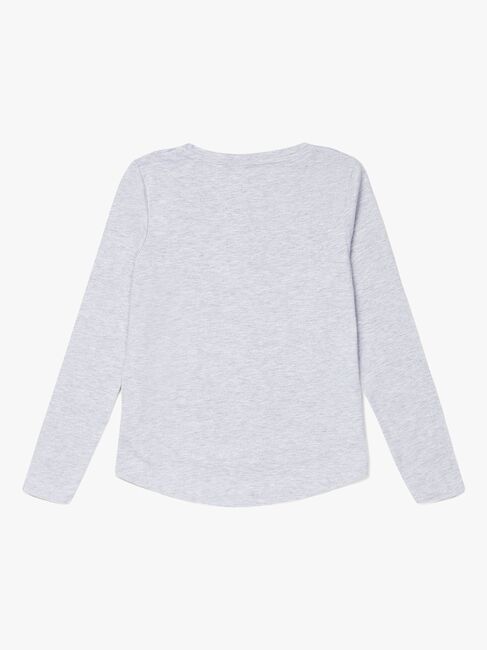 Luca & Lola Alfonsia Topp 2-pack, Grey Melange/White