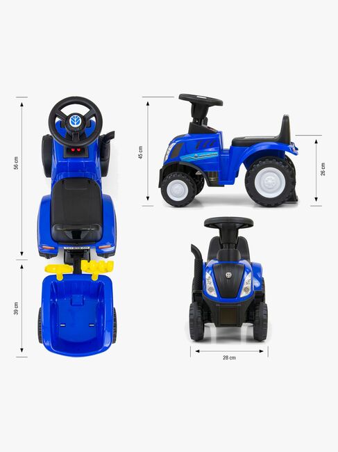 Milly Mally Gåbil New Holland T7 Traktor, Blå