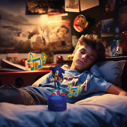 Sonic Nattlampe med Bluetooth-høyttaler