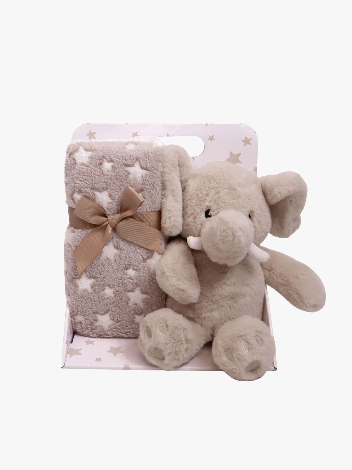 CarloBaby Elefant Fleeceteppe og Kosedyr, Beige