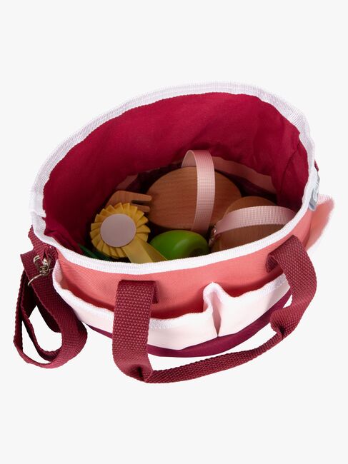 Lite fotpleiesett for hobbyhest, rød