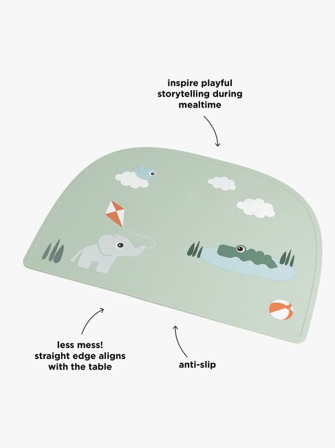 Done By Deer Playgorund Spisebrikke Silikon, Green