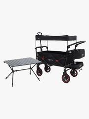 North 13.5 Transporter Tralle, Black Inkl. Campingbord