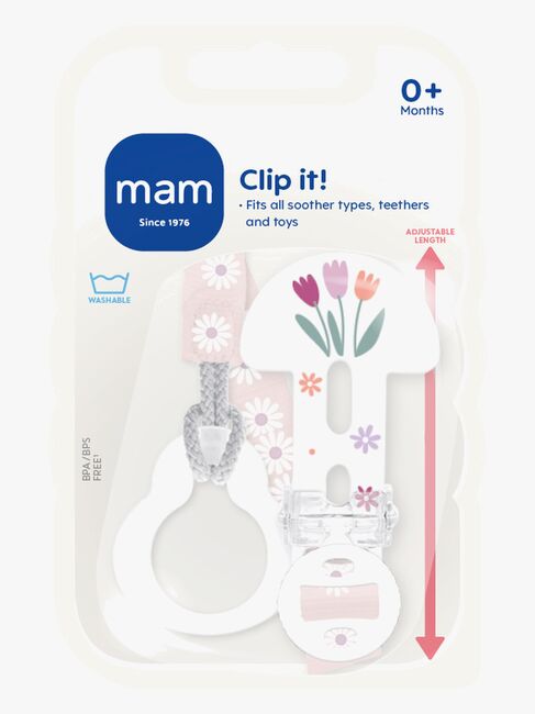 MAM Clip It! Smokkesnor, Rosa