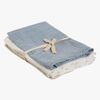 Pippi Musselinteppe 3-Pakk, Ashley Blue
