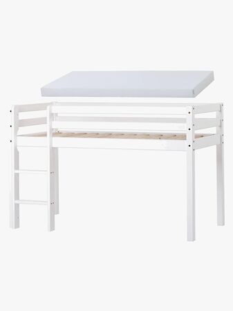 Hoppekids ECO Dream Halvhøy Loftseng Med Skummadrass 70x160, Hvit