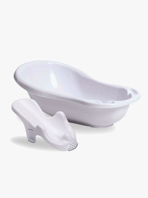 Beemoo CARE Badebalje med Badestøtte, Hvit