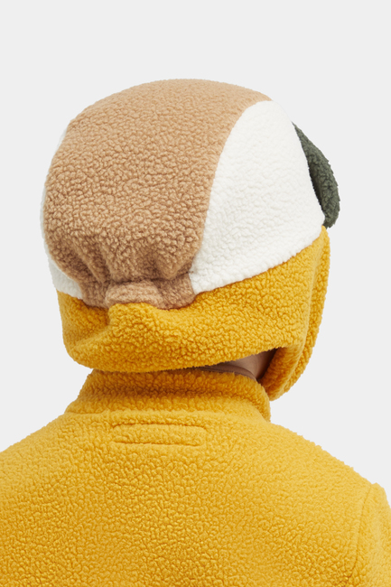 Nordbjörn Knallen Fleece-lue, Inca gold/Deep Depths/Tobacco brown