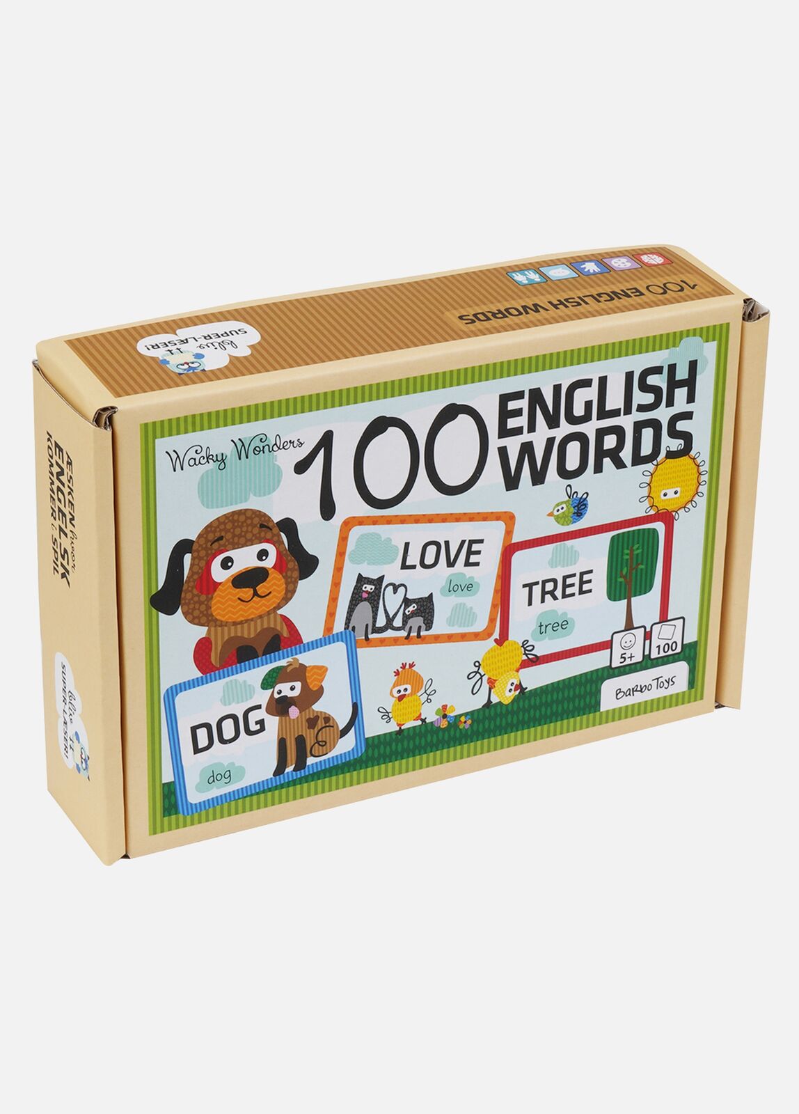 Barbo Toys Wacky Wonders Lær 100 Engelske Ord - Sett