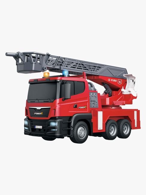 Power X Fjernstyrt Brannbil med Vannspyler