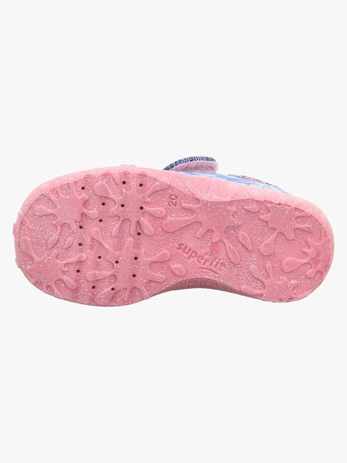 Superfit Spotty Tøfler, Light Blue/Multicoloured