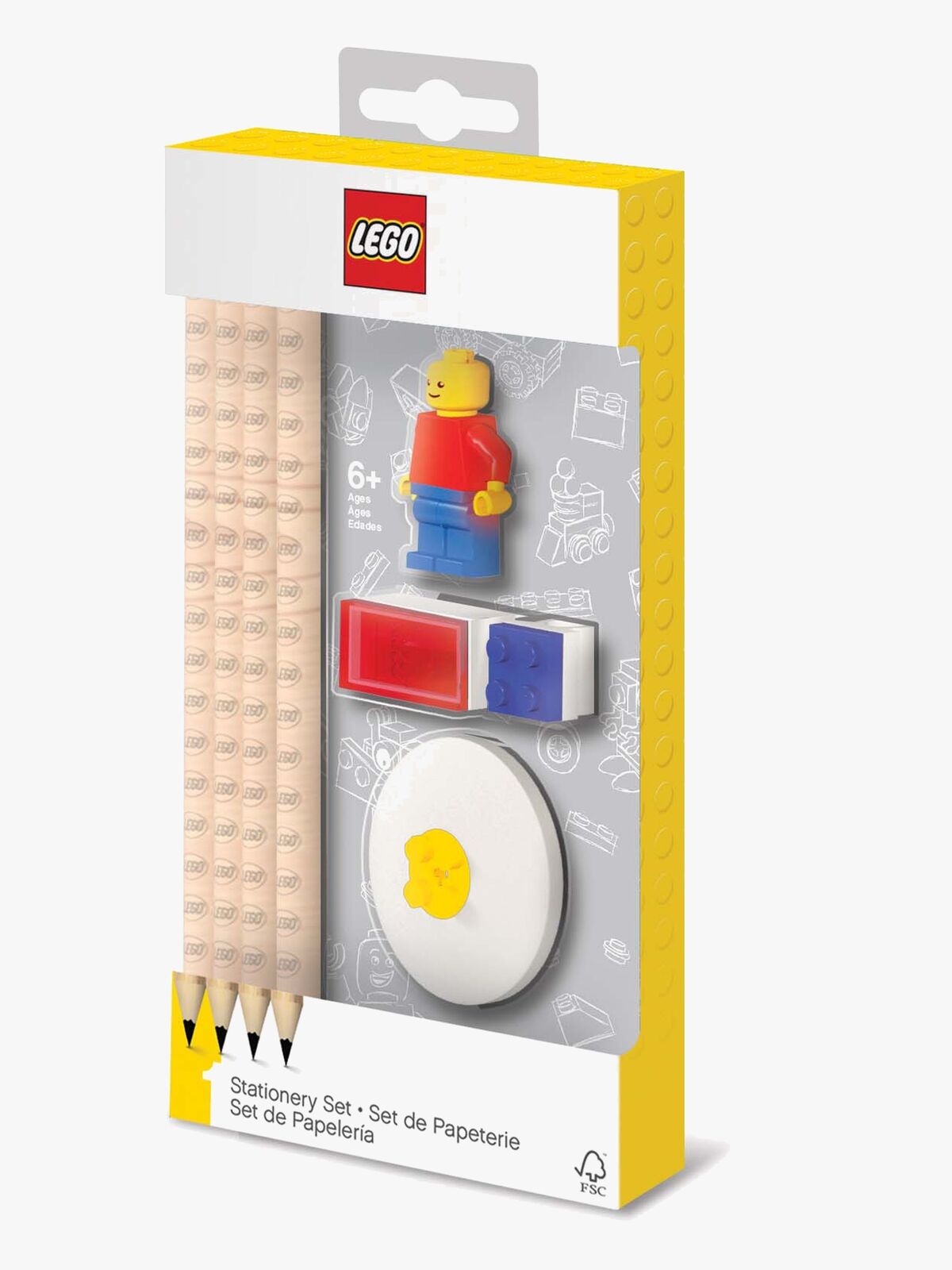 LEGO Skrivesett med Figur