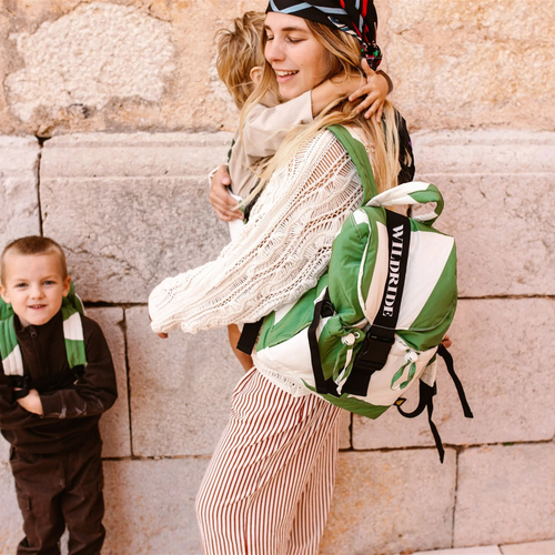 Wildride Stelleveske Ryggsekk, Green Graphic