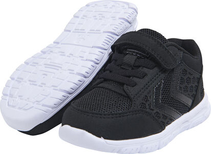 Hummel Crosslite Infant Sneaker, Black/White