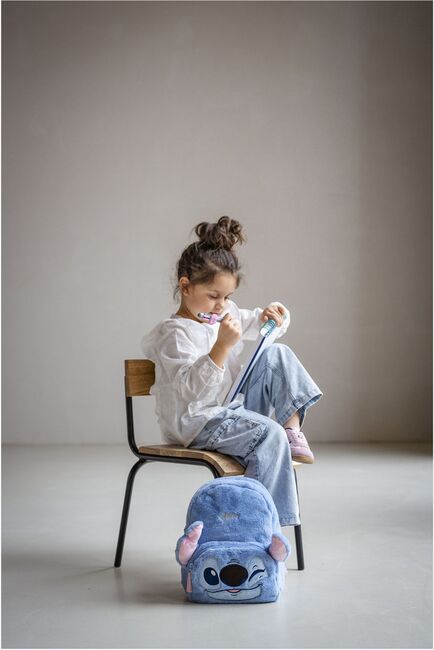 Disney Lilo & Stitch Plysch Ryggsekk Fluffy Festival, Blå