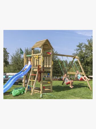 Jungle Gym Safari Lekestativ, 2 Husker og Sklie, Blå