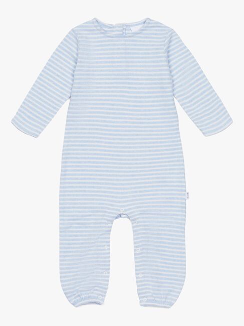 Luca & Lola Natale Jumpsuit, Blue Stripes