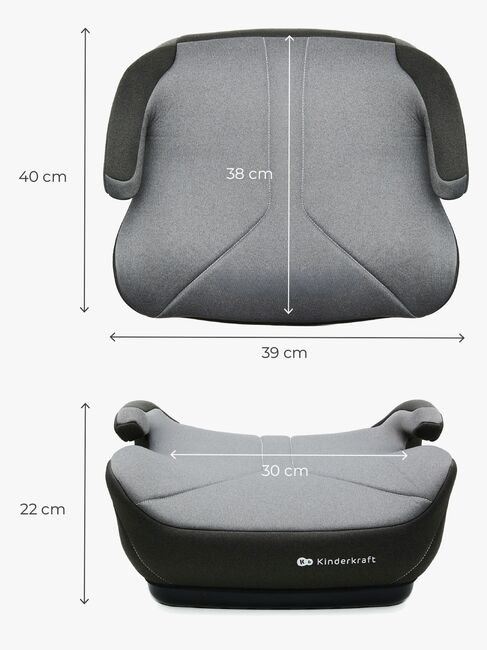 Kinderkraft I-BOOST 2 i-Size Beltepute, Grå