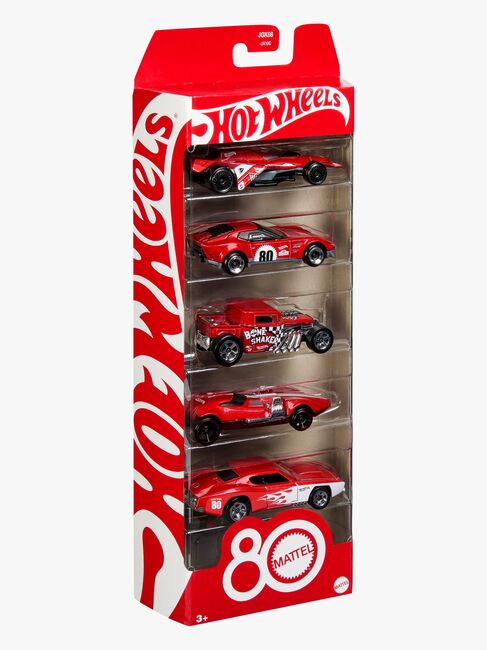 Hot Wheels Biler Mattel 80th 5-Pakk