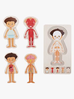 Barbo Toys Kroppspuslespill, Blå