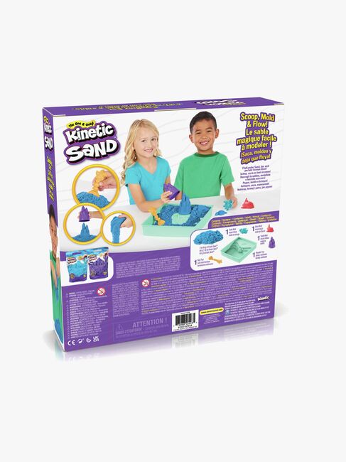 Kinetic Sand Lekesett Sandkasse Blå