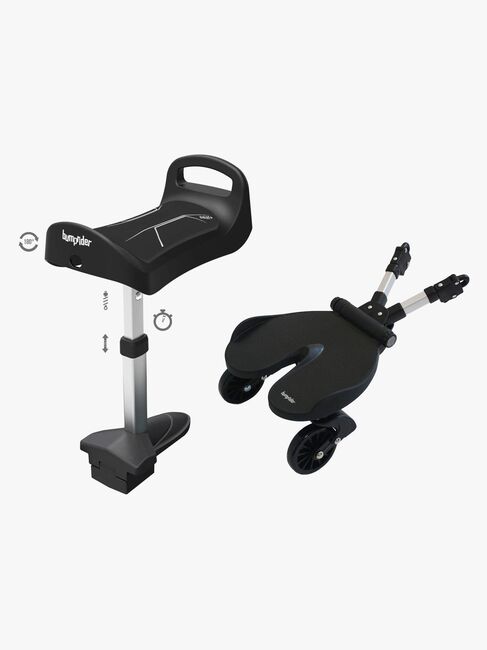 Bumprider Ståbrett inkl. Seat+, Svart