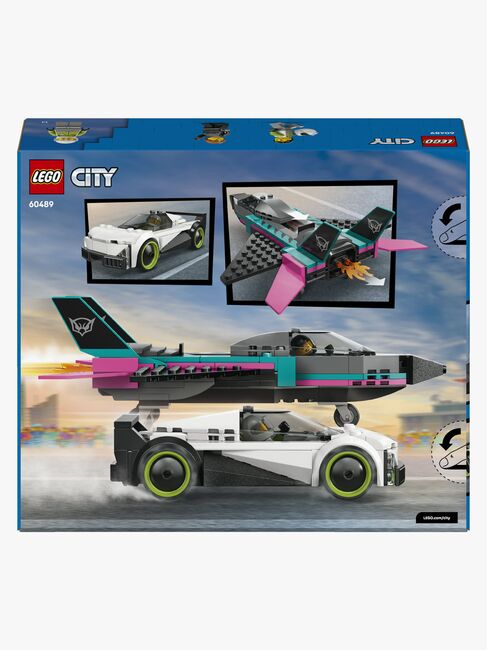 LEGO City 60489 Jagerfly mot bil