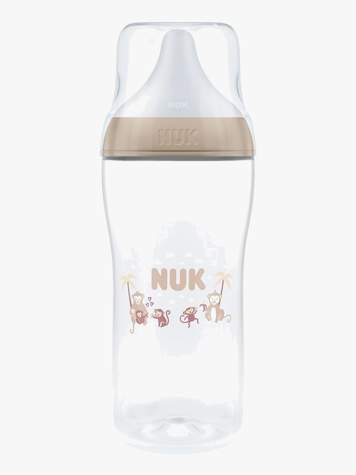NUK Perfect Match Tåteflaske 360 ml, Monkey